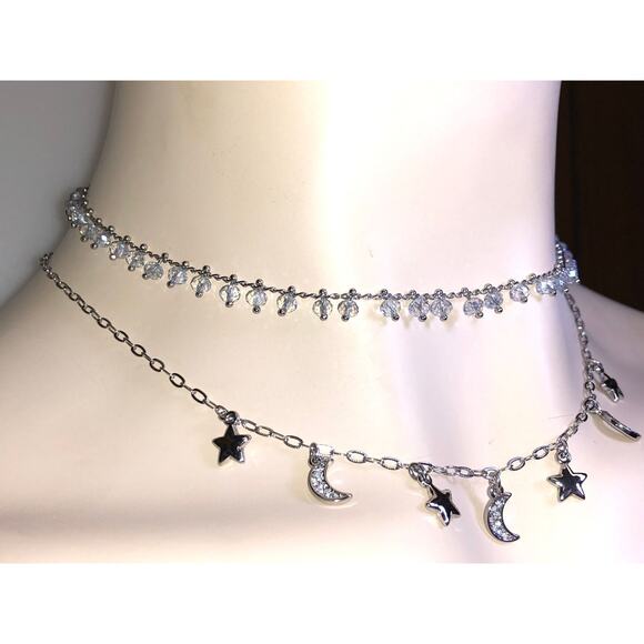 CHLOE + ISABEL celestial dreams layered choker necklace - N125 - Picture 2 of 6